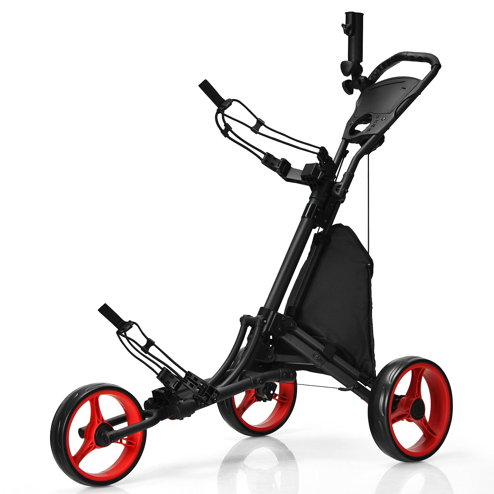 Golf Push Pull Cart - Tangkula